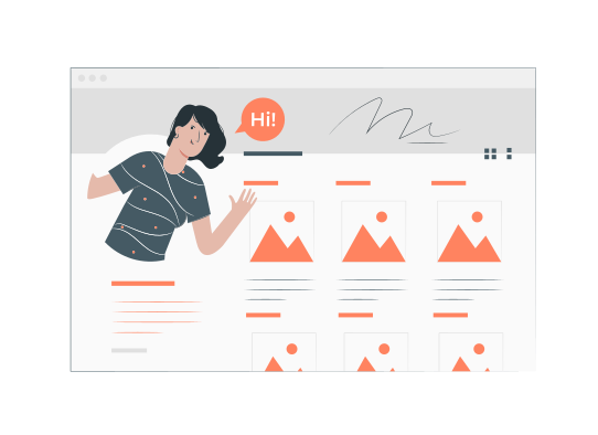 Portfolio illustration showing creative design work